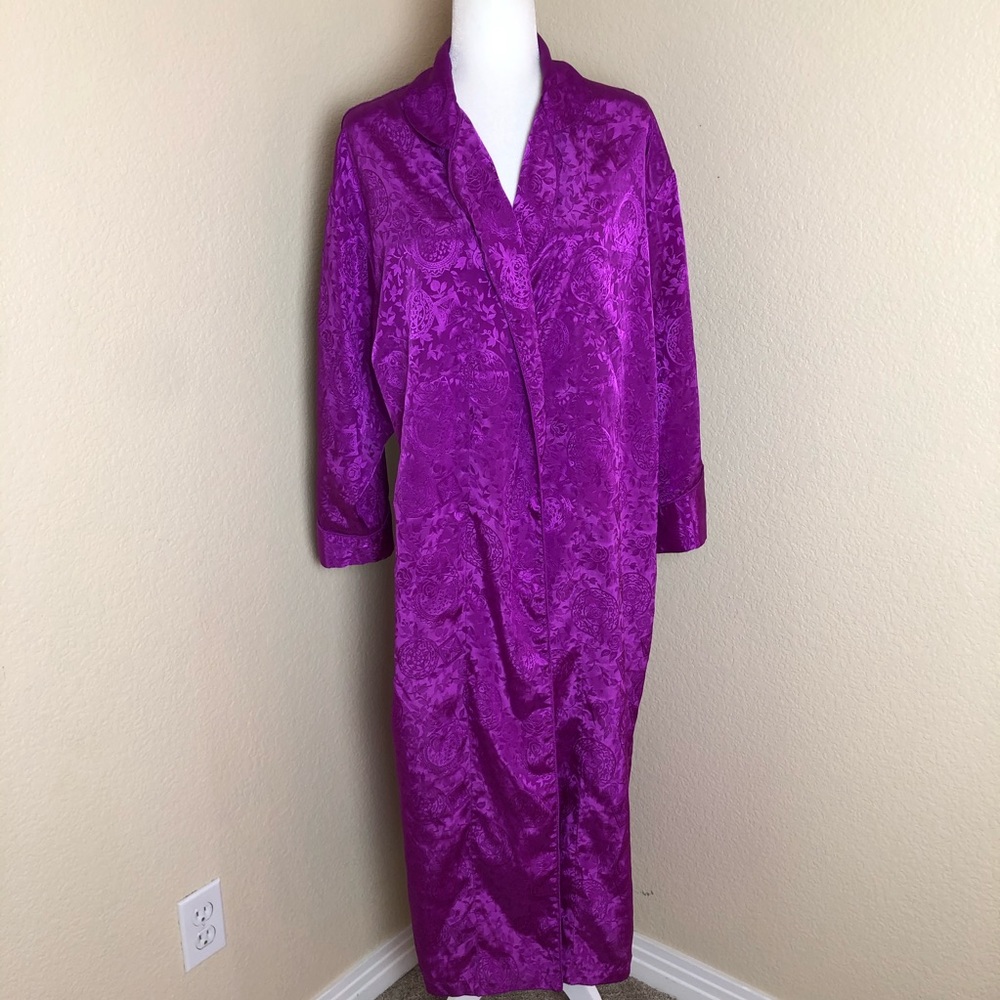 Victoria Secret Robe Full Length Gold Label Purple